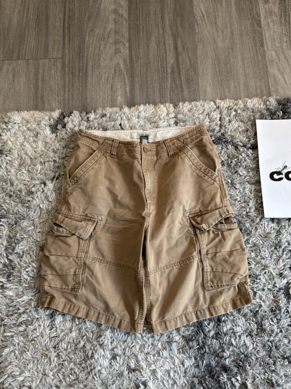 Urban Pipeline Tan 00 S Urban Pipeline Men Cargo Multi Pockets Shorts Sz 32